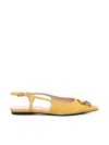 Coccinelle C-me Flat Slingback In Suede