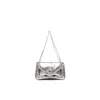 Coccinelle C-me Fluffy Bag In Silver