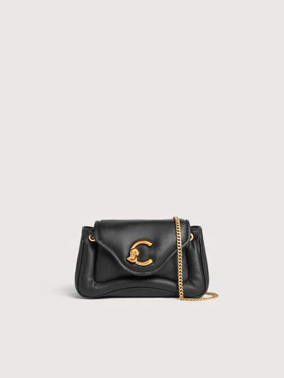 Coccinelle C-me Fluffy Small In Black