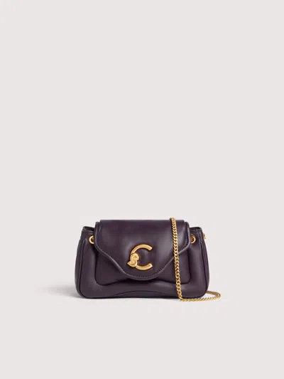 Coccinelle C-me Fluffy Small In Purple