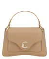 Coccinelle C-me Handbag In Beige