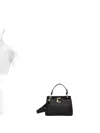 Coccinelle C-me Leather Cross Body Bag In Black