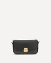 Coccinelle C-me Lock Mini Clutch Bag In Black