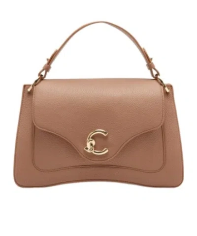 Coccinelle C-me Shoulder Bag In Brown