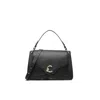Coccinelle Handbag Grained Leather In Black