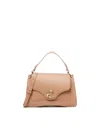 Coccinelle C-me Medium Bag In Nude