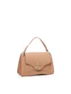 Coccinelle C Me Medium Nude Leather Bag