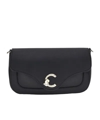 Coccinelle C-me Medium Shoulder Bag In Black