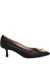Coccinelle C-me Pointed-toe Heeled Pumps In Black