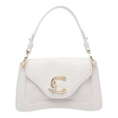 Coccinelle C-me Shoulder Bag In White