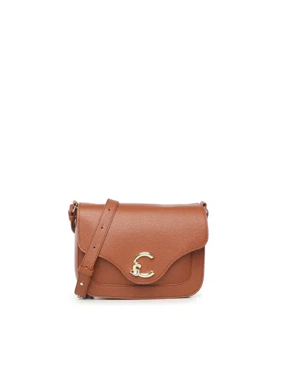 Coccinelle C-me Shoulder Bag In Brown