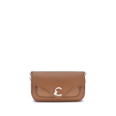 Coccinelle C-me Shoulder Bag In Brown