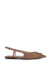 Coccinelle C-me Slingback Sandals In Suede