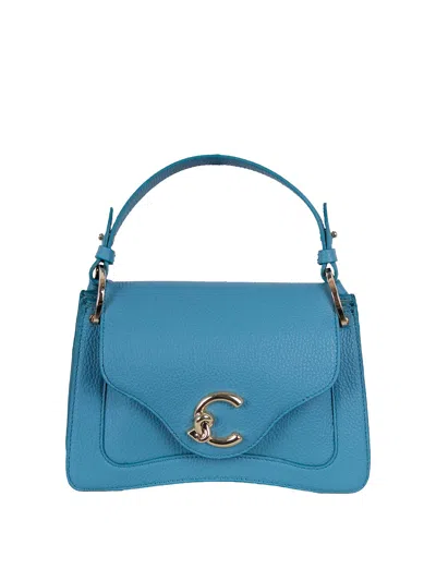 Coccinelle C-me Small Handbag In Blue