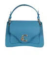 Coccinelle C-me Small Tote In Blue
