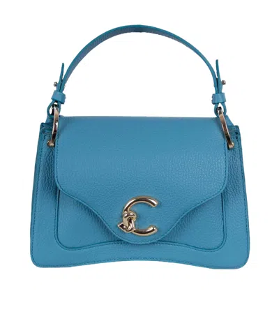 Coccinelle C-me Small Tote In Blue