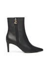 Coccinelle 80mm C-me Smooth Zip-detail Pointed-toe Boots In Black