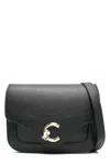 Coccinelle C-me Strapped Crossbody Bag In Black