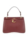 Coccinelle C-me Structured Tote Bag In Red