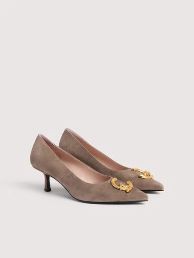Coccinelle C-me Suede In Brown