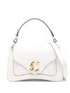Coccinelle 'c-me' Tote Bag In White Leather In White