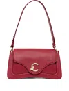 Coccinelle Red Leather Women Handbag In Red