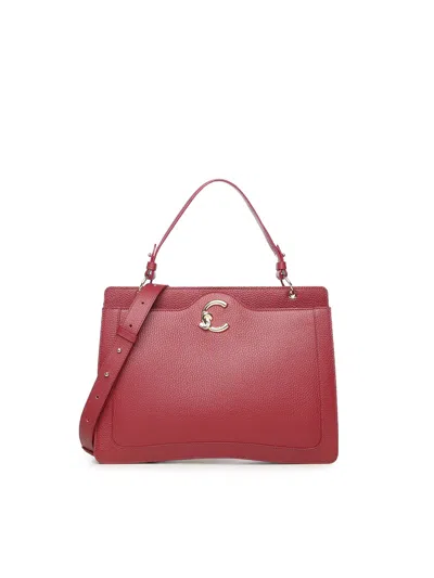Coccinelle C-me Tote Bag In Red