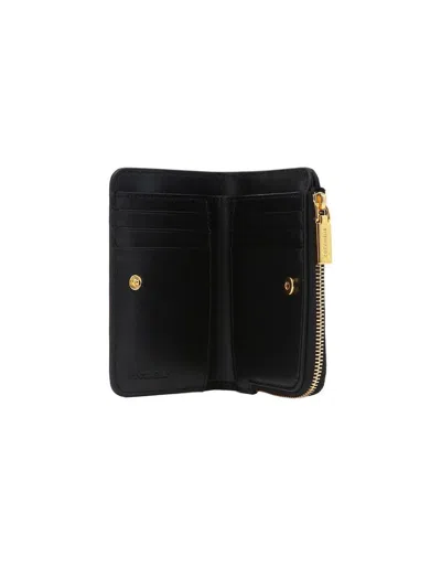 Coccinelle Calf Split Leather Wallet In Black