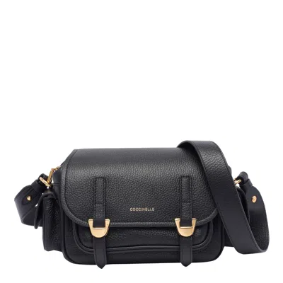 Coccinelle Campus Crossbody Bag In Black