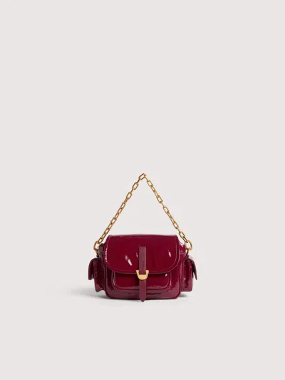 Coccinelle Campus Shiny Mini In Red