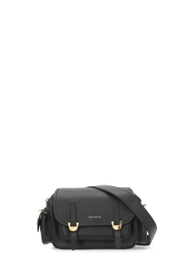 Coccinelle Small Campus Crossbody Bag In Black