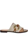 Coccinelle Carmy Sandals In Neutral