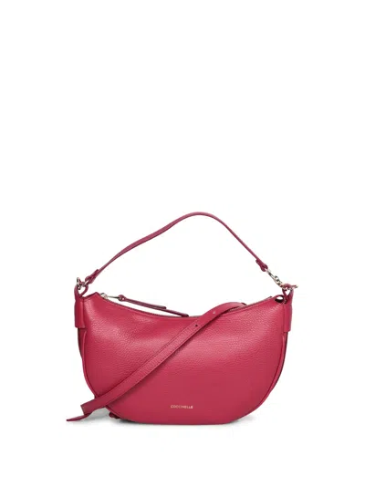 Coccinelle Ceasy Hobo Mini Sangria Bag In Red