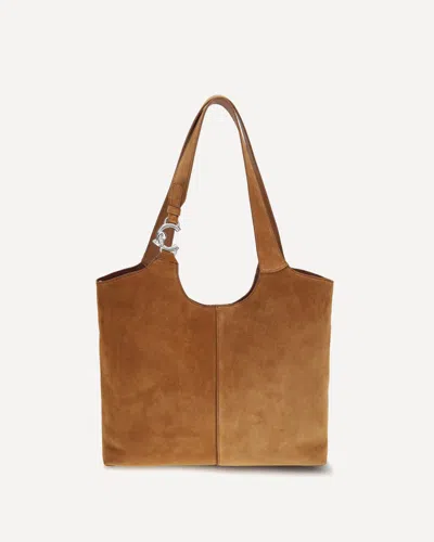 Coccinelle Brown Calf Leather Bos Taurus Shoulder Bag