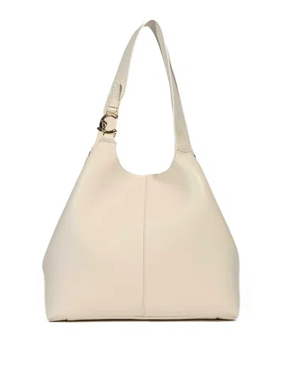 Coccinelle C-easy Large Shoulder Bag In Neutral