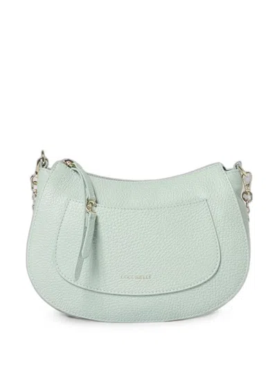 Coccinelle C-easy Leather Shoulder Bag In Green