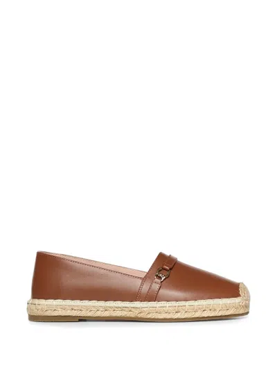 Coccinelle C-easy Logo-buckle Leather Espadrilles In Multi