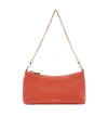 Coccinelle Chain Shoulder Bag In 草莓红