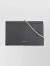 Coccinelle Chain Strap Shoulder Bag With Gold Hardware In Black