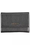 COCCINELLE CHIC BLACK LEATHER WALLET WITH MULTIPLE COMPARTMENTS