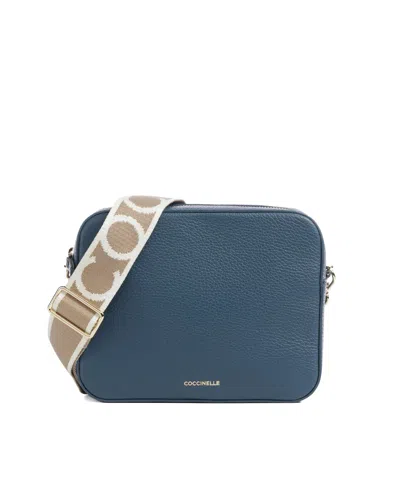 Coccinelle Chic Mini Bag For Women In Blue