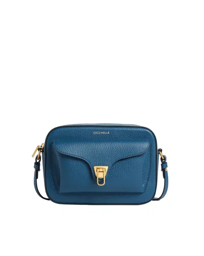 Coccinelle Chic Mini Handbag For Women In Blue