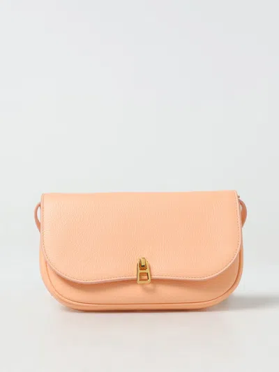 Coccinelle Clutch  Woman Color Peach In Burgundy