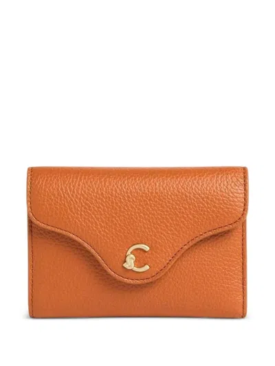 Coccinelle C-me Logo Wallet In Orange