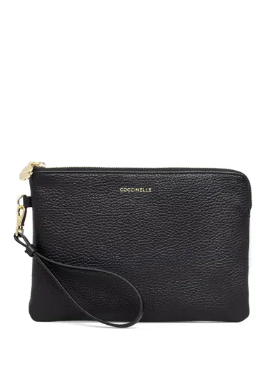 Coccinelle C-me Softy Clutch Bag In Black