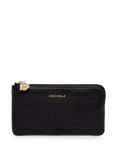 Coccinelle C-me Softy Leather Wallet In Black