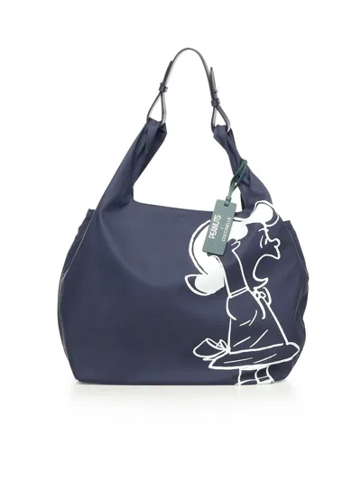 COCCINELLE COATED FABRIC TOTE BAG