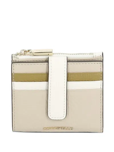 Coccinelle Colour-block Wallet In Pink