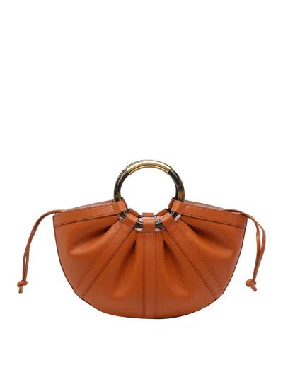 Coccinelle Crab Shell Handbag In Orange