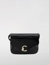 Coccinelle C-me Patent Shoulder Bag In Black
